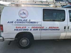C & M Air Conditioning Service Truck in Modesto